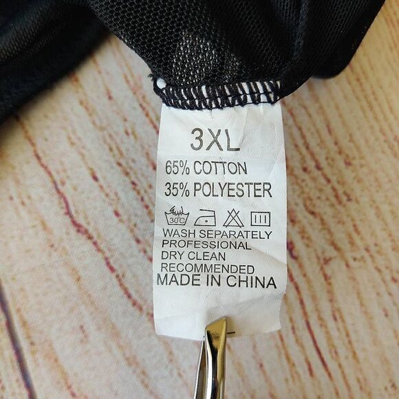 Plus size sheer stretch eyelash lace bodysuit sz 3XL - Picture 12 of 14